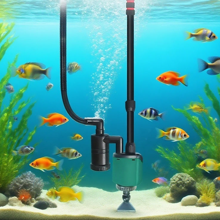 Fish Tank Water Exchange Manure Suction Device Electric Wash And Clean Pumping